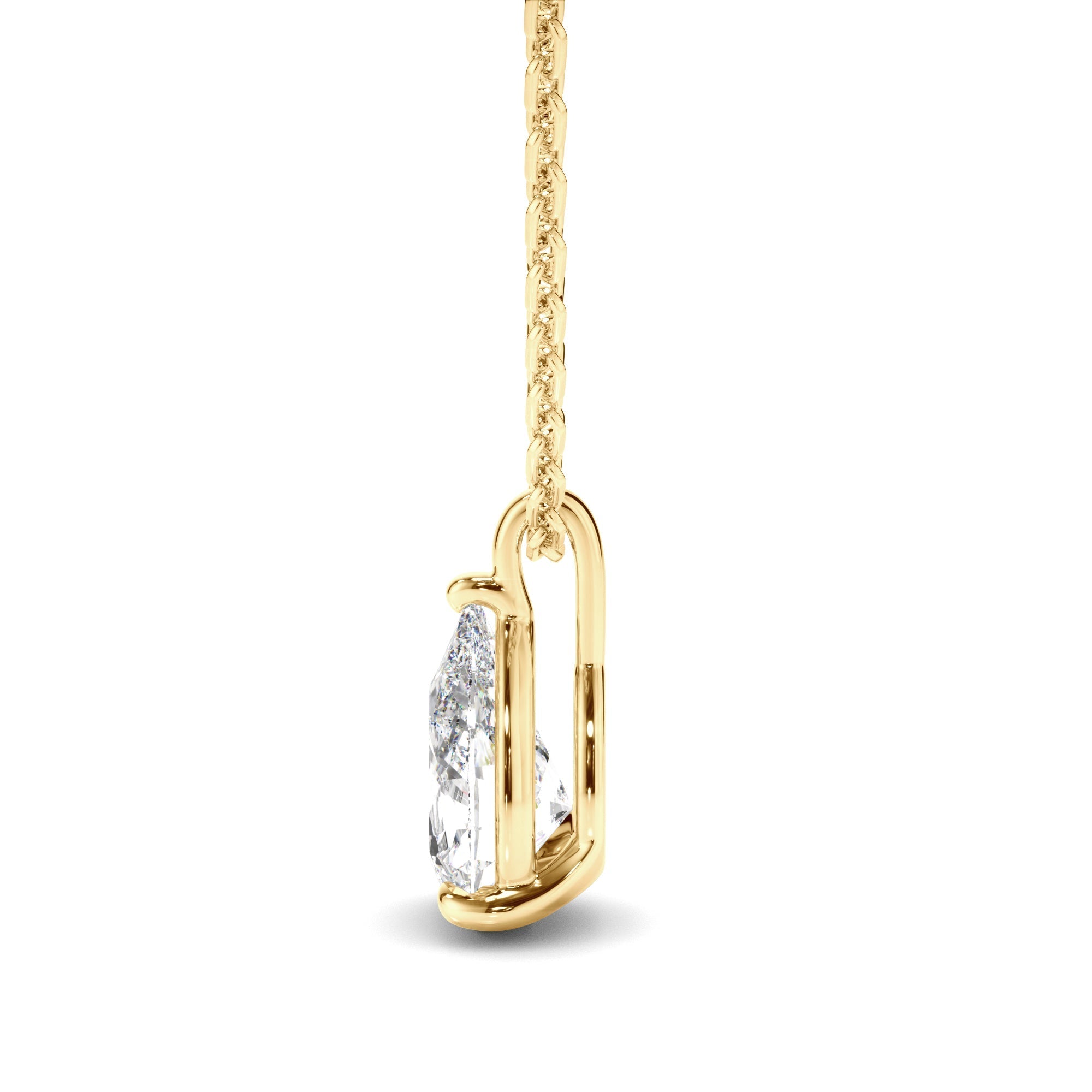 Pear Cut Diamond Pendant