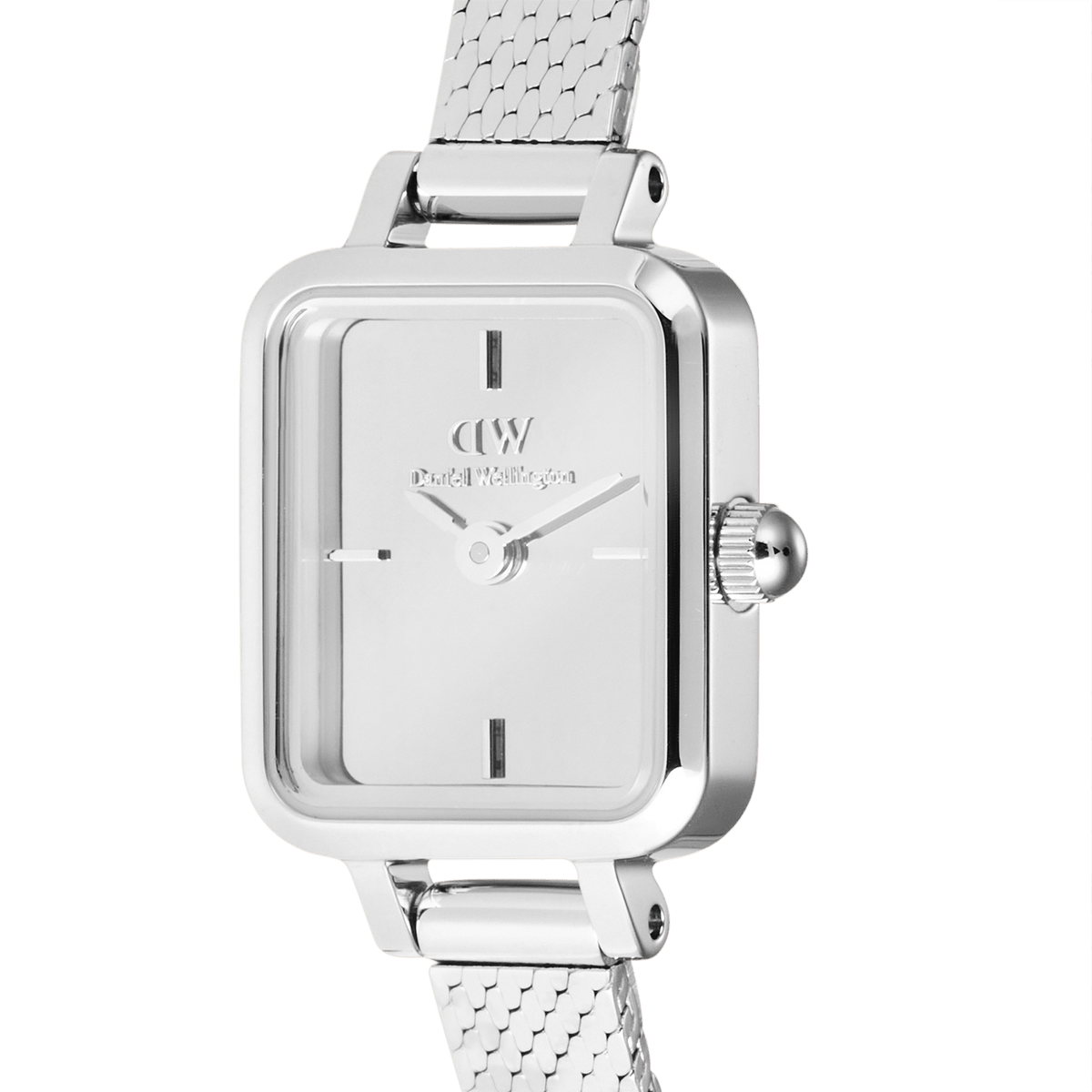 Daniel Wellington Quadro Mini Reflection Silver Watch