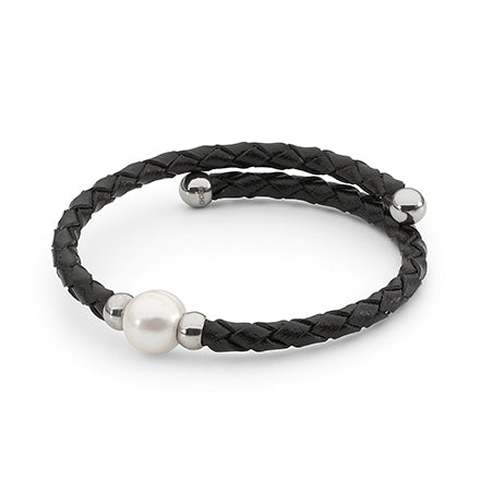 Stainless Steel Pianoforte Pearl Bracelet